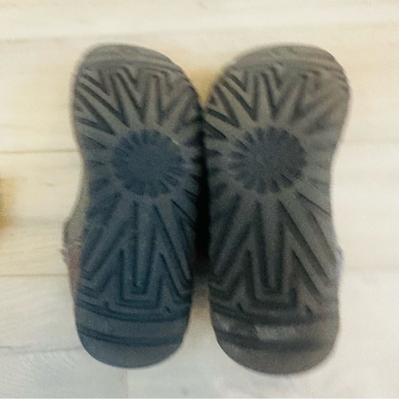 UGG Ultra Mini Charcoal Shine Boots - Picture 8 of 11